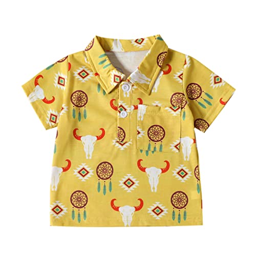 Toddler Baby Summer Short Sleeve Golf Tshirts Boys Girls Cute Animal Print Tops Blouses Kids Casual Tee Athletic Polo Shirts