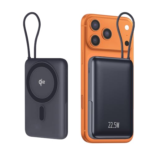 Amazon | モバイルバッテリー MagSafe対応 超薄型 15000mAh 軽量 小型