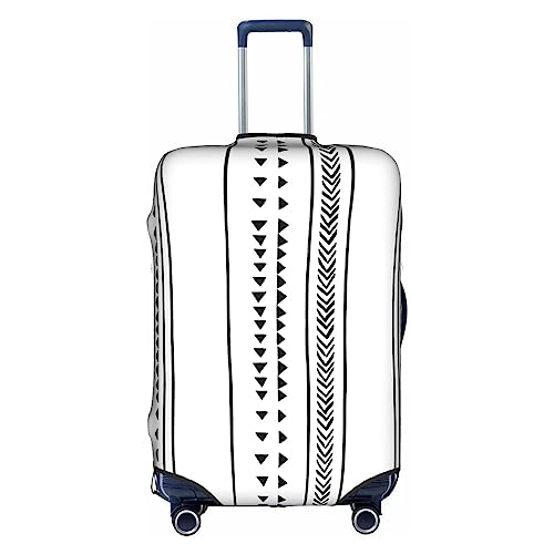 Housse de bagage bohème Dehiwi blanche, accessoire raffiné pour grande valise