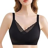 CYTMTZGA Mastektomie Prothesen BH Nahtloser Alltags Post-OP-Taschen BH für Brustprothese Brustformen BL95
