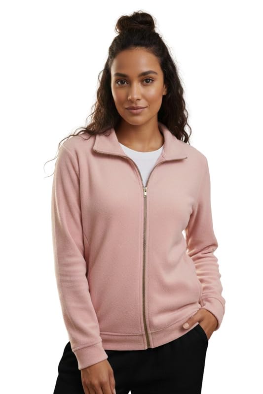 vieviana Women’s Athleisure Jacket Winter Zip Up Jacket Cotton Rich Warm Outerwear-picture-36