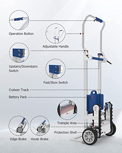 Xsto Lightweight Stair Climbing Hand Truck 230Lbs Capacity Ct105 #TOP1