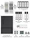Four Candies 25PCS Art Mechanical Pencil Set with Case, 3PCS Metal Artist Lead Pencil 0.5, 0.7, 0.9 mm & 3PCS 2mm Holder (HB 2H 2B 4B Color) with 432PCS Graphite Lead Refills for Drawing Sketching