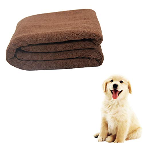 Sunfauo Pañales para Perros Empapadores Pet Almohadillas Impermeable Perro Pet Manta Almohadillas para Cachorros Almohadillas de Entrenamiento para Perros Brown,M