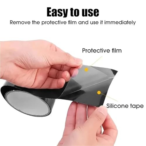 Cinta de caucho de silicona autofusible con sellado estanco e impermeable de 4" 7
