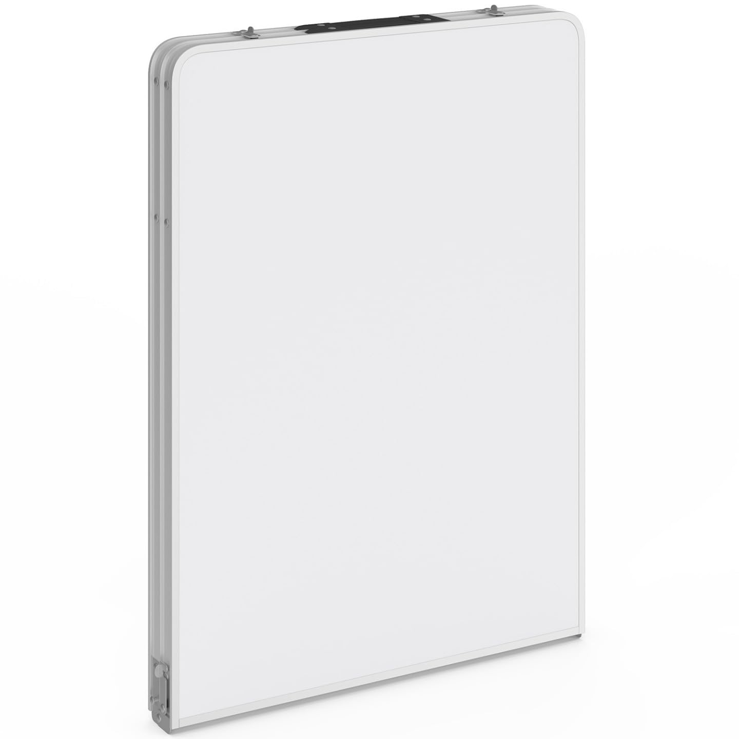 IDMarket - Table de Camping Pliante d'appoint 160 cm réglable en Hauteur 6 tabourets Blancs