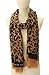 kate spade new york Women's Regal Leopard Oblong Scarf, Stylish Fashion Accessory for Women, panela/black, OS