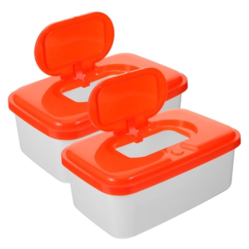Ciieeo Baby Wipes Dispenser Box Plastic Container Holder Easy Access for Car Home Kitchen Color