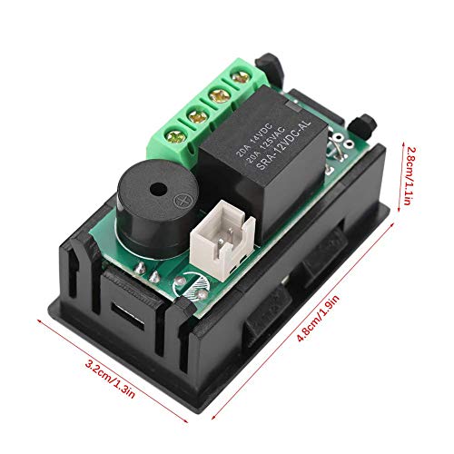Image of ROBOWAY DC12V-50-110℃ W1209WK Digital Thermostat Temperature Control Smart Sensor Waterproof NTC Sensor Voltmeter 1Pcs, (RW-300)