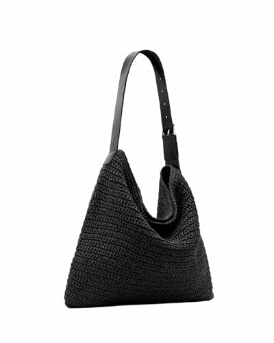 Bolso de mujer AllSaints Asha Paper Shldr negro miniatura 2