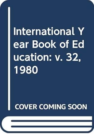 International Yearbook of Education, 1980