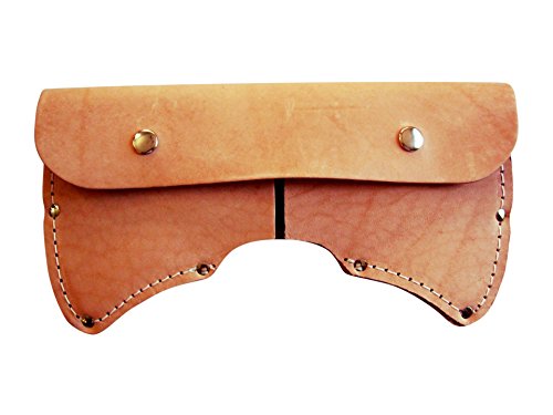 Beaver Tooth Double Bit Leather Axe Sheath