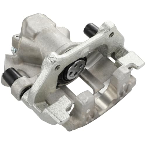 Image of cciyu Rear Left Disc Brake Caliper Assembly with Bracket | For Mini For Cooper L4 1.6L 2003-2006 2008 Replace# 19B3127 Rear Driver Side