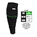 Nxtrnd Football Leg Sleeves, Calf Sleeves for Men & Boys, Sold as a Pair (Black, Youth)