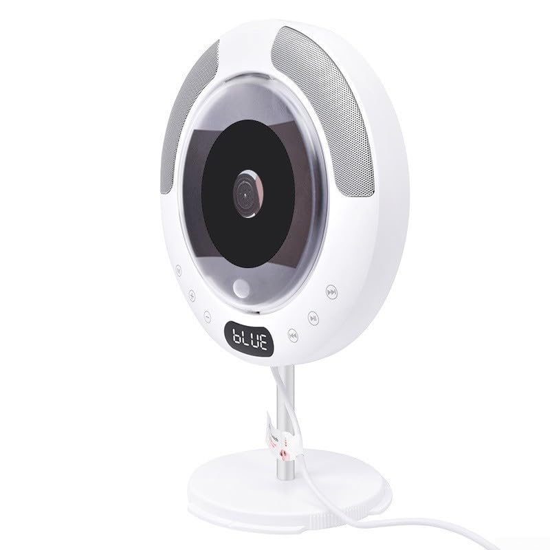 Lettore CD portatile con suono surround 5.1, per radio FM USB MP3 disco DVD montato a parete album musica casa design compatto
