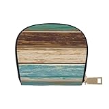 Grande capacité : à l'intérieur de notre portefeuille rustique imprimé planche de bois, il y a 12 emplacements individuels pour cartes et 2 emplacements pour espèces, chaque emplacement peut contenir 1 ou 2 cartes, vous pouvez également mettre des notes, des reçus ou de l'argent plié à côté des emplacements pour cartes.