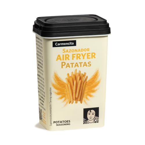 Carmencita Patatas Air Fryer Sazonador, Envase Lata con Dosificador, 75g