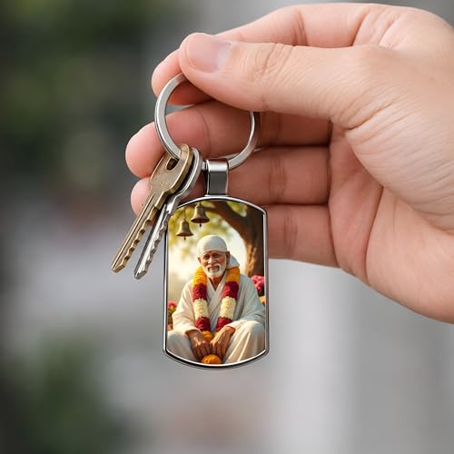 Image of Premium Printed Metal Keychain for Men & Women | High-Definition Artwork Print | Durable Key Ring for Car, Bike, Home & Office Keys | Stylish Decorative Key Holder Gift