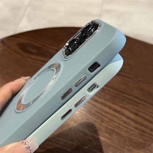 Coque iPhone 12 bleu ENILSA idéale pour recharge sans fil