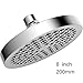 6 Inch Shower Head High Pressure Rain Modern Chrome-Plated Simple Tool to Install and Replace Your Bathroom Shower Head Shower Head