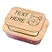 OXYEFEI Glass Food Storage Containers with Bamboo lids Personalized Engraved Text and Patterns Wooden Bamboo Lids Bento Box