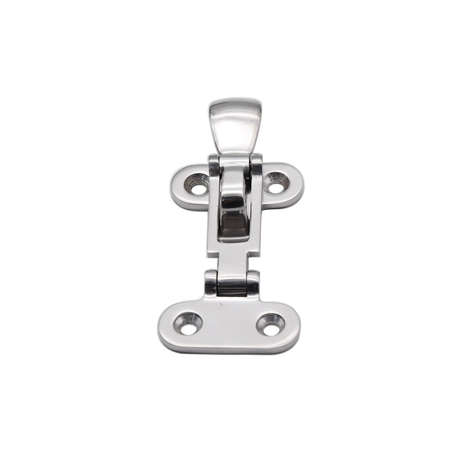 Kjueq One Color 1Pc Marine Boat Stainless Deck Lock Down Clamp Deck Hasp Locker Anti-Rattle Latch Fastener Marine Hardware Laundry Chute Gate