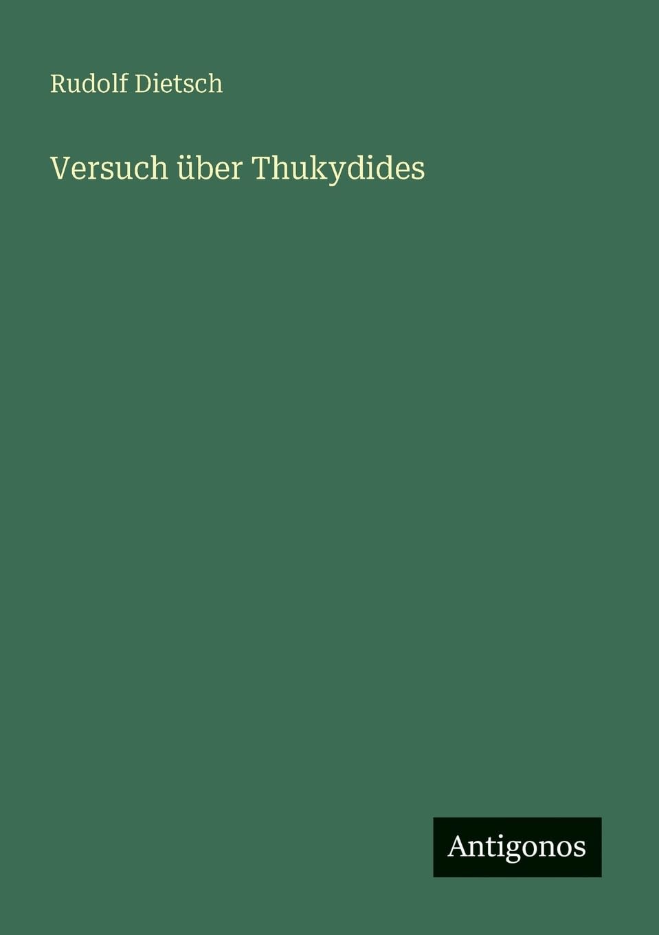Versuch über Thukydides