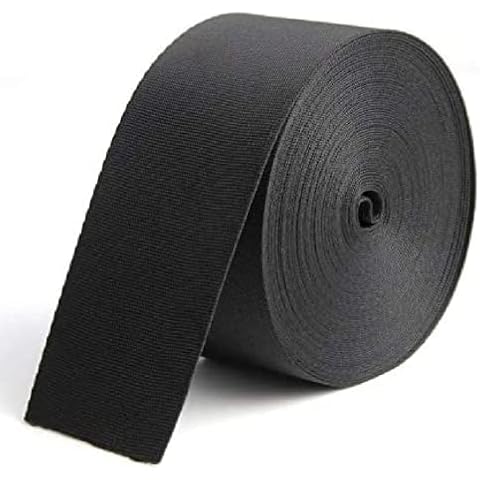 LIUSM 10 Yard Nylon Webbing Strap,Black Durable Flat Straps for Outdoor/DIY Repair (2 inch) Cover