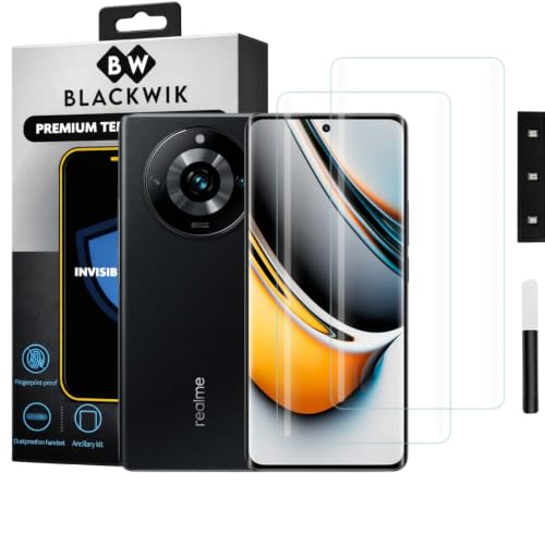 Image of Blackwik UV Curved Tempered Glass for Realme 11 Pro Plus | 2-Pack