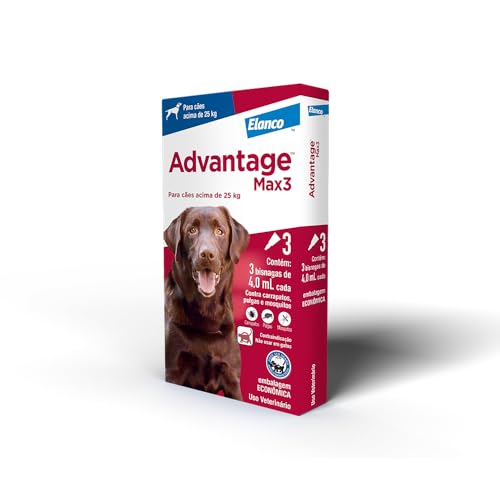 ADVANTAGE MAX 3 3 X 4,0 ML (Cães a partir de 25Kg)
