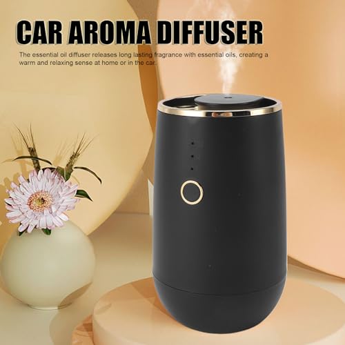 Image of Car Aromatherapy Diffusers for Essential Oils, USB Powered Car Air Fresheners Aroma Diffuser Freshener for Car Room Office(Black)