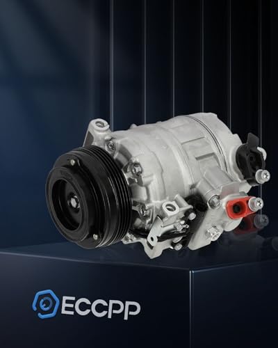 Image of ECCPP A /C Compressor with Clutch Fit for BMW X3 2.5L 3.0L 2004-2006 | Fit for BMW 325Ci 325i 325xi 2.5L 2003-2006 Fast Cooling AC Compressor