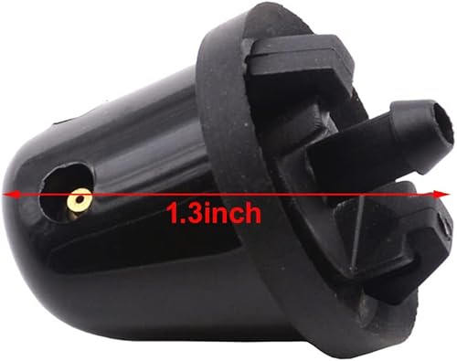 Miniatura 7 de Conjunto de boquilla para limpiaparabrisas trasero compatible con Nissan Pathfinder 1996-2012 Xterra 2000-2015 28970-0W000