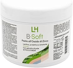 Crema all'Ossido di Zinco Lenitiva, Pasta Protettiva per Pelli Irritate - Anziani, Allettati, Disabili e Neonati - Barattolo da 500 ml