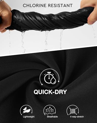 Turnhier Womens Swim Skirt High Waisted Ruffle Tummy Control Tankini Swimsuit Bathing Suit Bottoms with Pockets 5