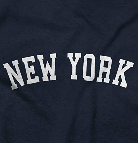 New York Simple Traditional Classic Long Sleeve Tshirt Men Women2