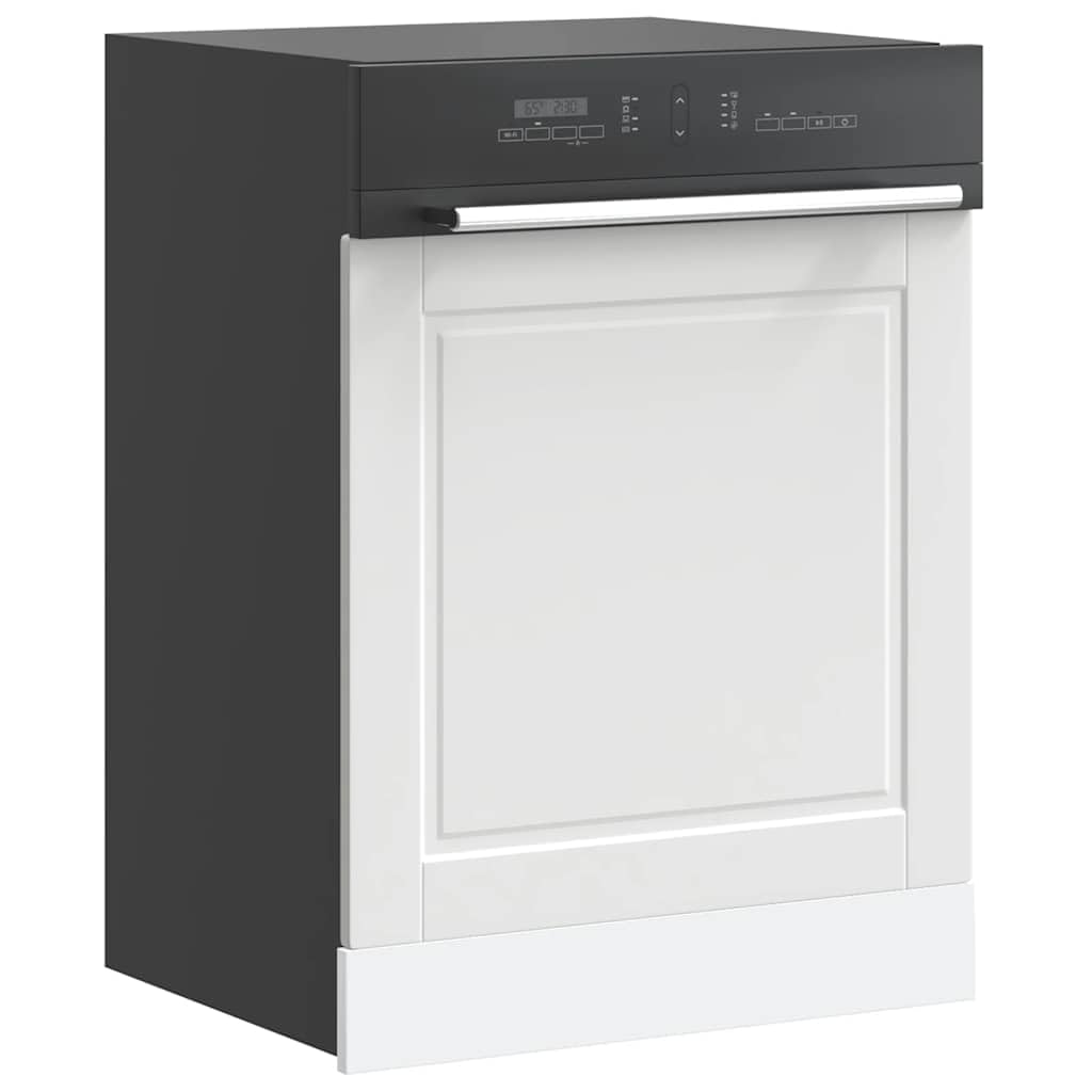 vidaXL Panneau de Lave-Vaisselle Porto Blanc 60x1,5x67 cm