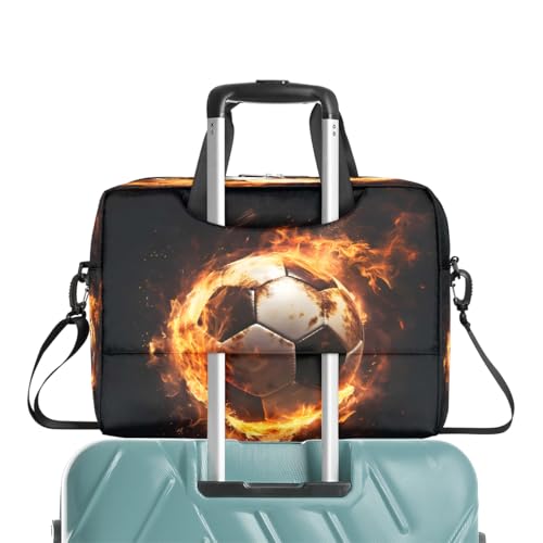 Maletín para laptop con diseño balón de fútbol 15.6-16 pulg miniatura 7