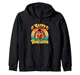 happy thanksgiving 2024 camicia per ragazzi ragazze bambini turchia day felpa con cappuccio