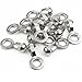 Heavy Duty Stainless Steel Loop Connectors for #10 Ball Chain - 10-Pack Industrial Hardware