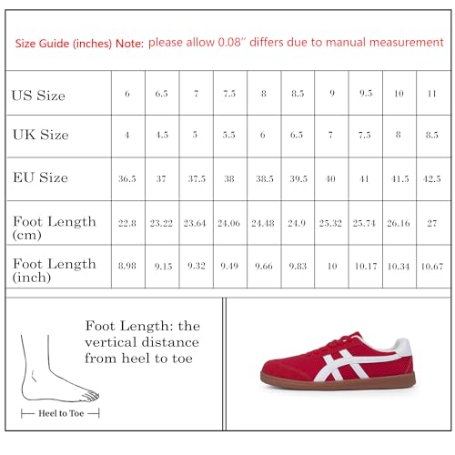 Image of Tigeridea Casual Sneakers for Women Lightweight Lace Up Tennis Shoes | Non-slip Lace Up Fashion Sneaker, Round Toe Retro Walking Shoes, 2026 Trendy Comfortable Trainers