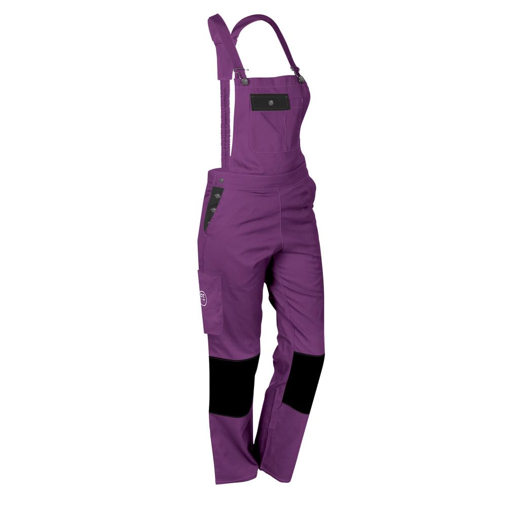 Fashion Sécurité 82660102 Pep's Dungarees, Violet/Black, Size 36