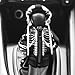 Salior Car Gear Shift Cover for Skull Style,Funny Gear Shift Hoodie Car Interior Accessories with Zip,Cool Car Accessories Interior Shift Knob Hoodie Fit Most Auto Trucks