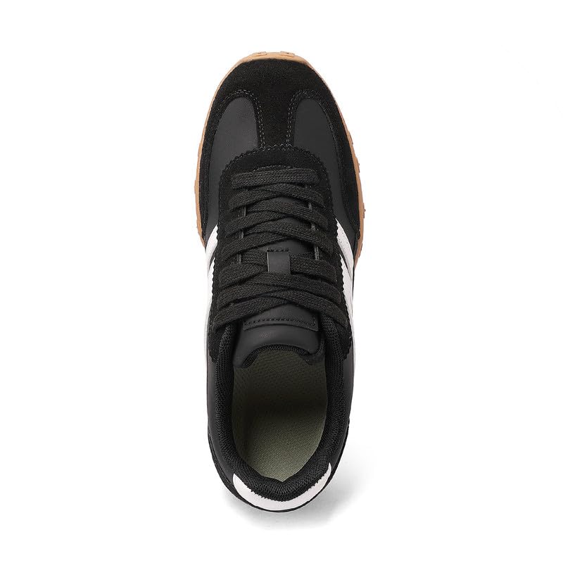 Image of Sneakers for Women Retro Fashion Trendy Sneakers with Foam Insole Casual Shoes for Walking Tennis Classic Non-Slip Comfort Shoes