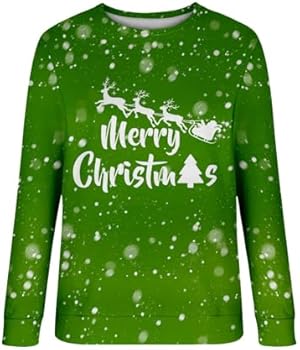 HUIFUAO Fair Isle Trui voor dames, oversized kersttruien, Noors, Noors
