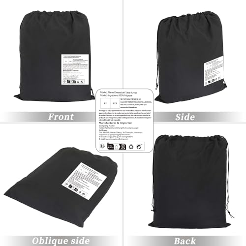 Pesonlook 2 Pack Burgundy Cheesecloth Table Runner 10FT, 35x120 Inch Rustic Gauze Fabric Boho Table Runner for Wedding Baby Shower Birthday Bridal Party Decorations Table Decorations(Burgundy) - Cosy Home Interiors Pesonlook 2 Pack Burgundy Cheesecloth Table Runner 10FT, 35x120 Inch Rustic Gauze Fabric Boho Table Runner for Wedding Baby Shower Birthday Bridal Party Decorations Table Decorations(Burgundy) - Image 8