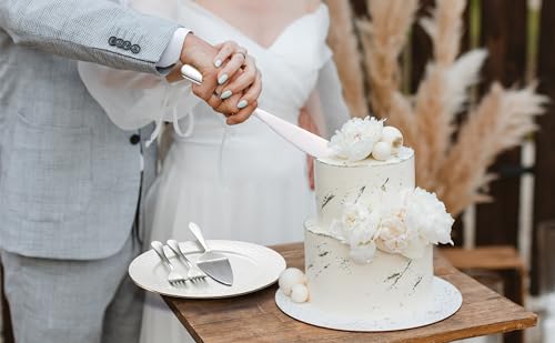 Roxburghweddingcakeknifeandserversetbrideandgroommrandmrschampagneflutesforkswithgiftableboxcakecuttingsetforweddingengagementbridalshowergifts Urban Country Home Decor Roxburgh wedding cake knife and server set bride and groom mr and mrs champagne flutes forks with giftable box cake cutting set for wedding engagement bridal shower gifts urban country home decor