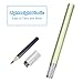 PATIKIL Pencil Extenders, 2Pcs Art Adjustable Metal Pencil Holder Lengthener Pen Sleeve for Short Pencil Crayon Colored Pencils Writing Desk Office, Green