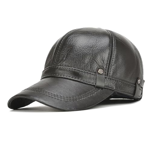 Casquette de baseball en cuir homme idéale comme chapeau de conduite en automne