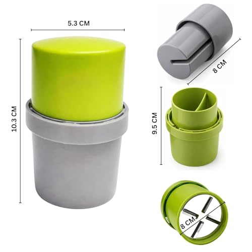 Image of Dry Fruit Cutter, Slicer, Grinder, Chocolate Cutter and Butter Slicer with 3 in 1 Blade Kitchen Tools, Gadgets for Almonds, Cashews etc (Stainless Steel, 1 Piece)